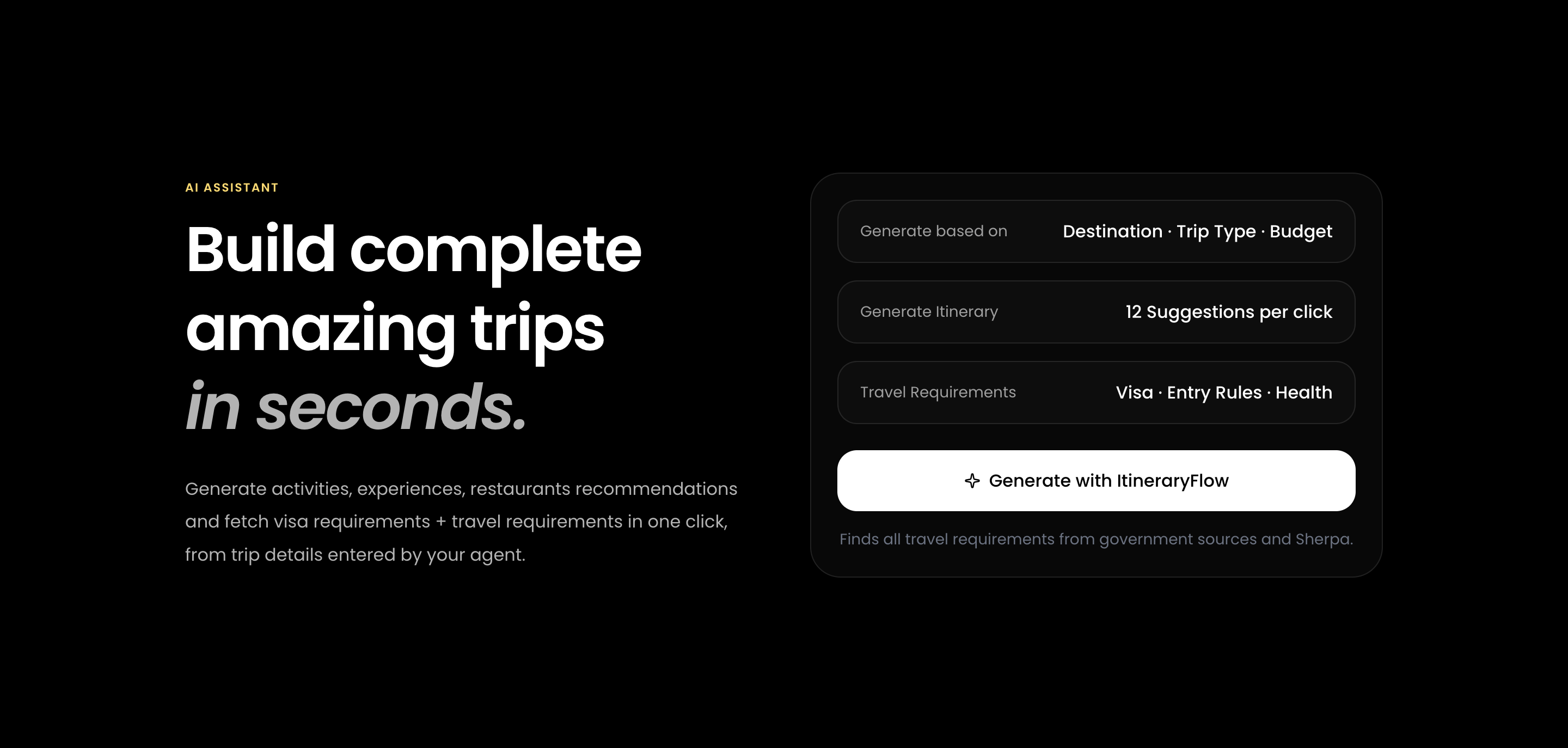 ItineraryFlow gallery image