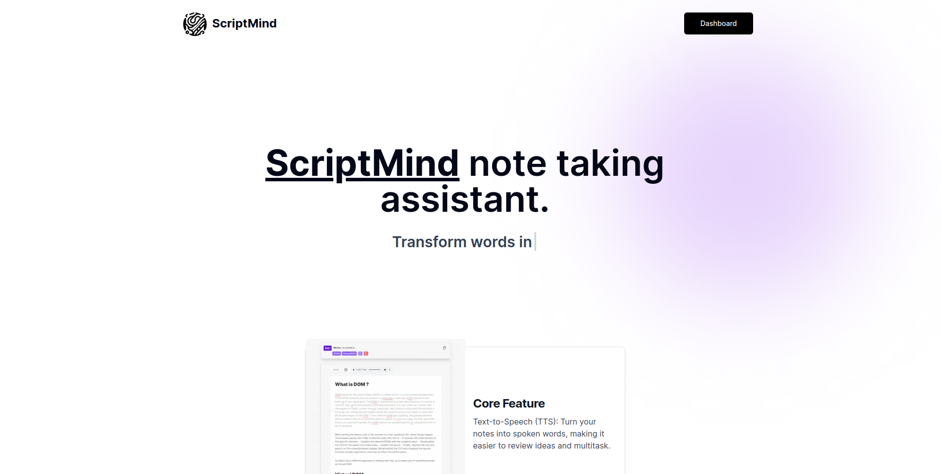 scriptmind - #notionLike #note #obsidianLike #note-taking-service #notes