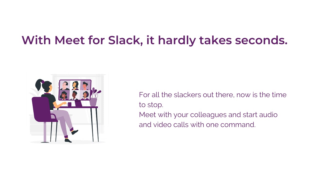 Meet for Slack Quickstart Google Meet from your Slack workspace