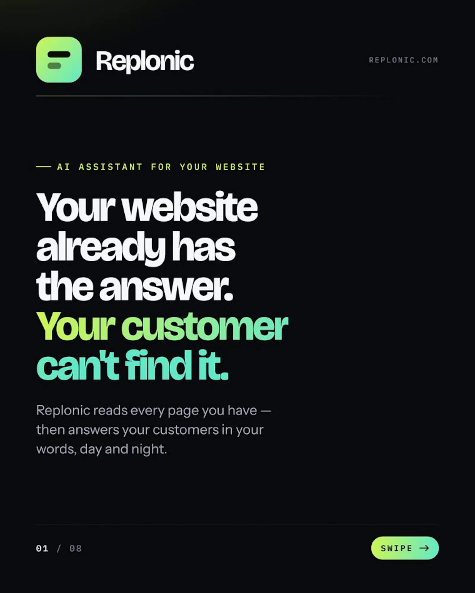 Replonic screenshot 1