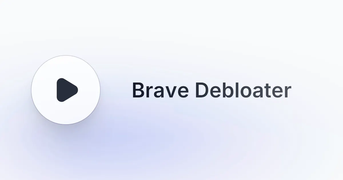 BraveDebloater gallery image