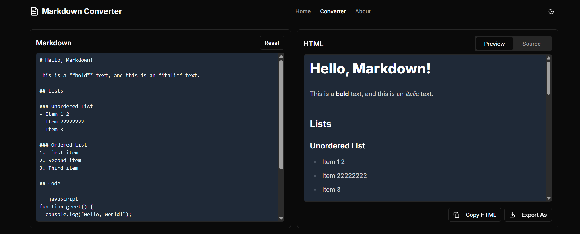 Markdown Converter gallery image