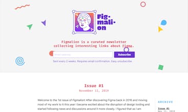 Figmalion – Biweekly Figma newsletter gallery image