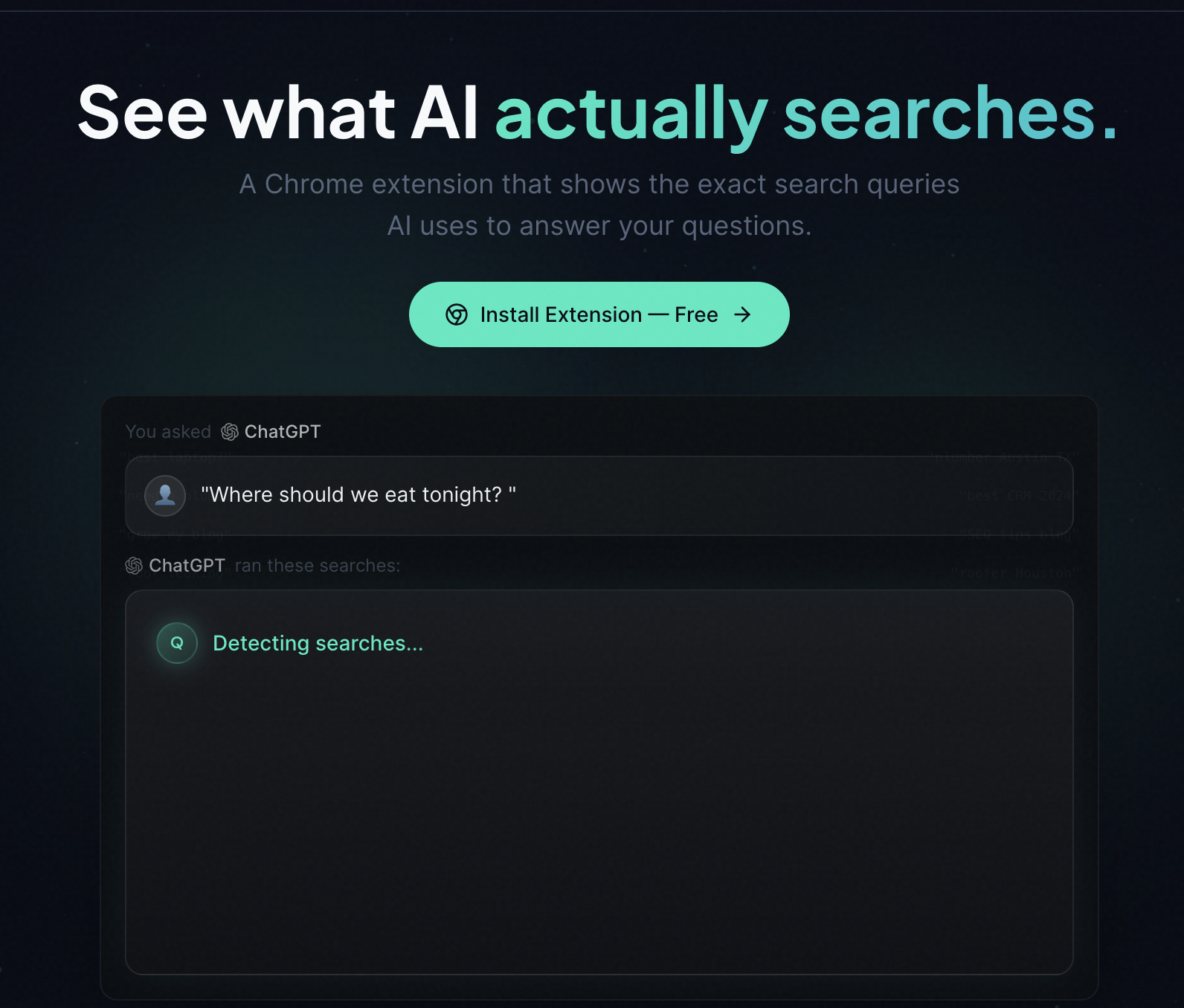 QueryTrace - Main product screenshot demonstrating key features and user interface