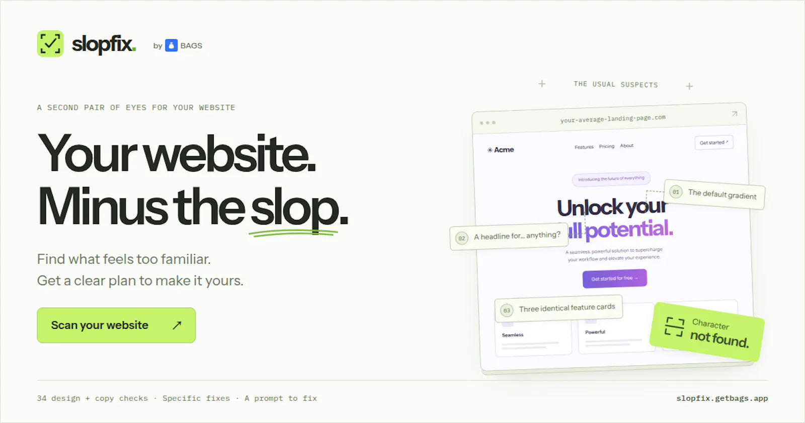 SlopFix screenshot 1
