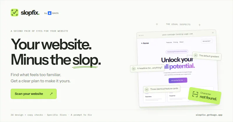 SlopFix screenshot 1