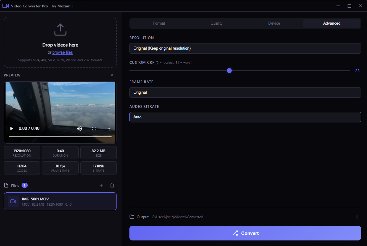 Video Converter Pro by Mezamii media 2