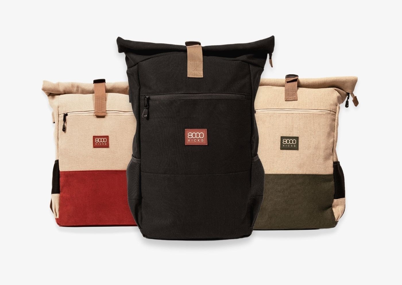 8000Kicks hemp backpack - Introducing the world's 1st waterproof hemp backpack 💦🍁🧳 media 2