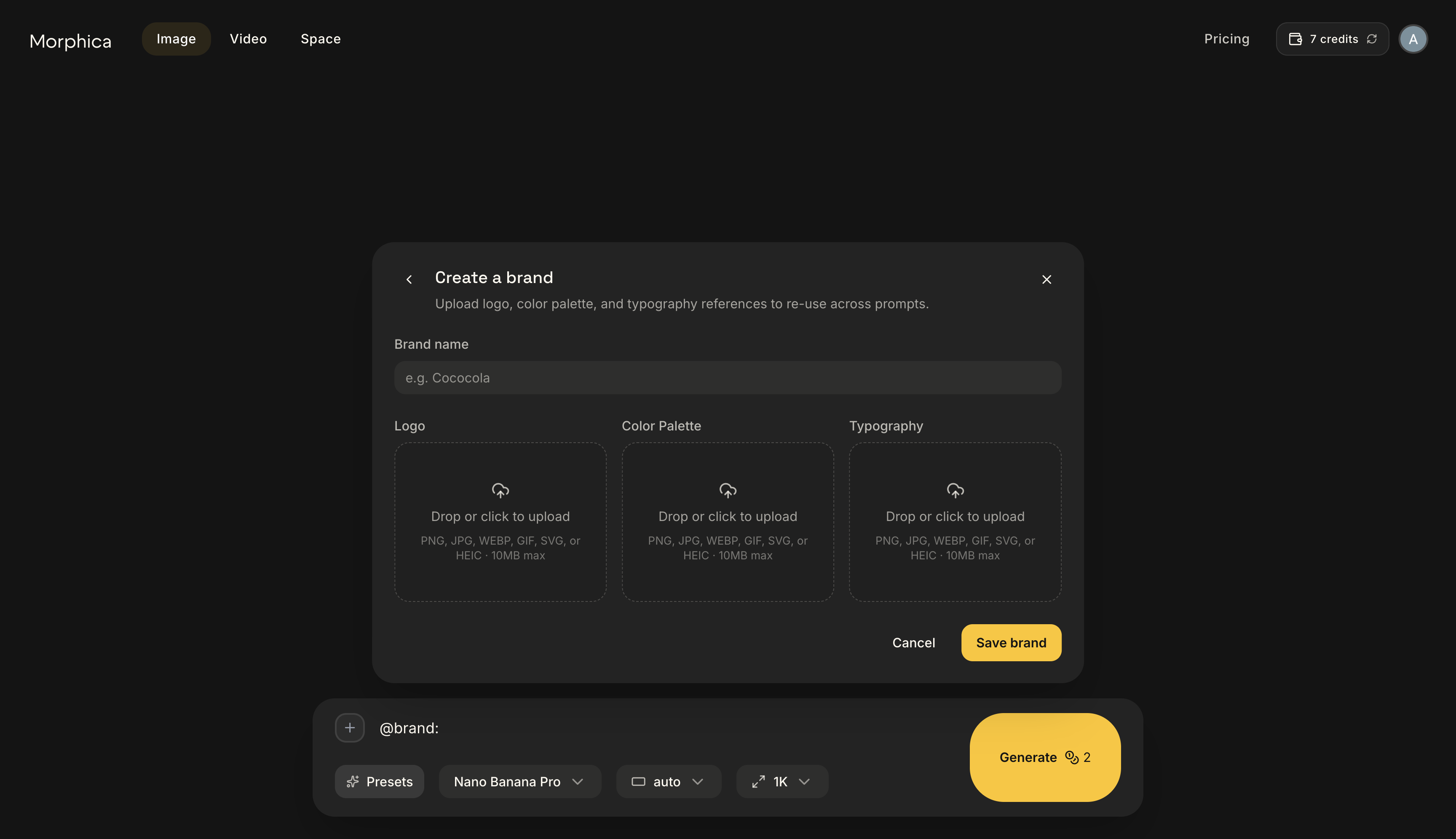 Morphica - Screenshot 2 showing product features and functionality