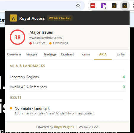 Royal Access Chrome Extension 截图 5