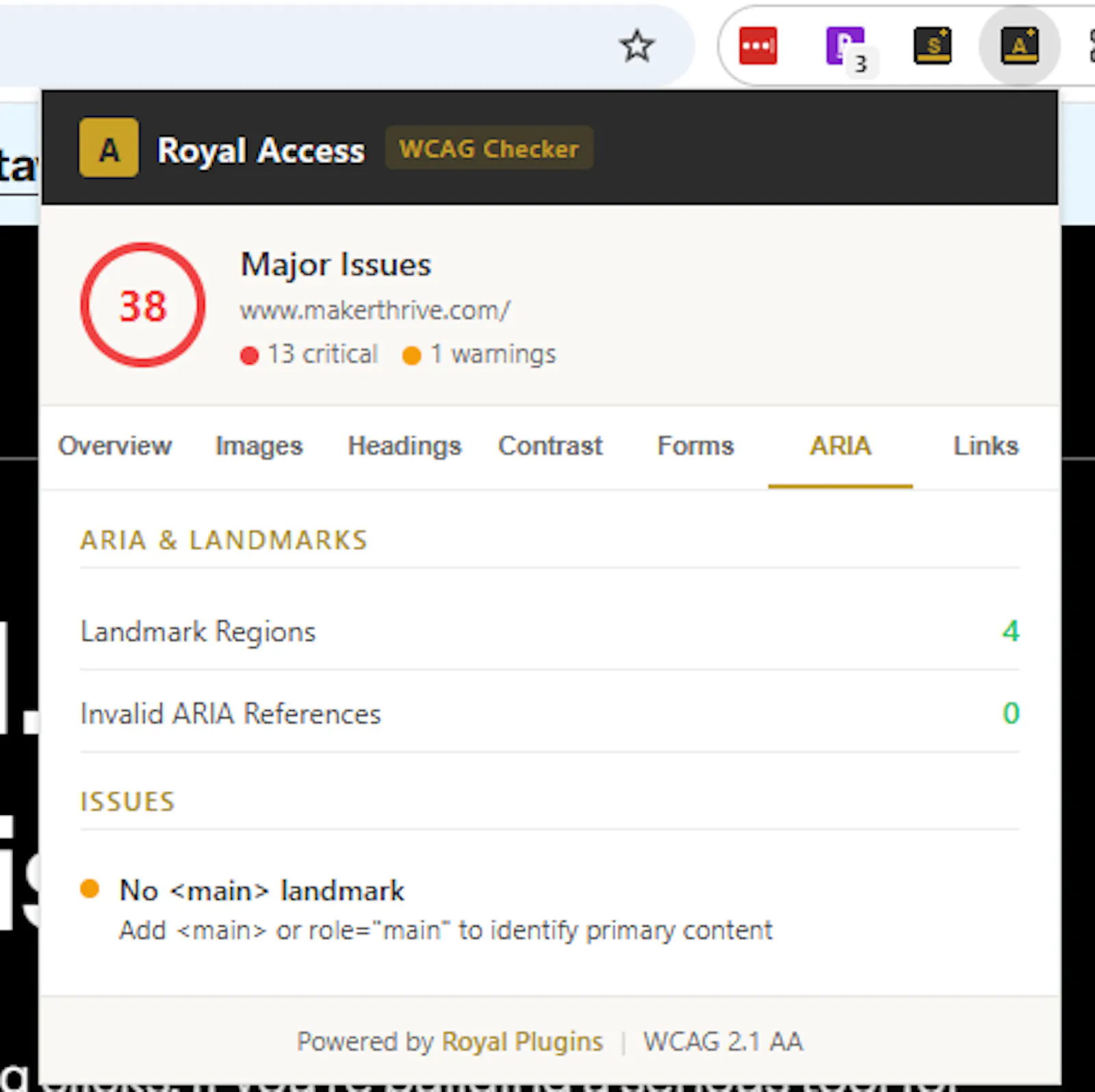 Royal Access Chrome Extension screenshot 5