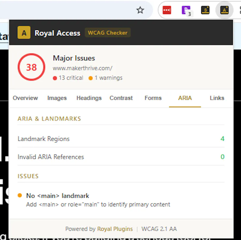 Royal Access Chrome Extension screenshot 5