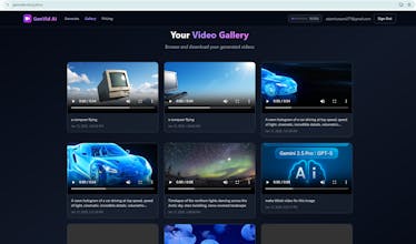 GenVid AI - AI Video Generator gallery image