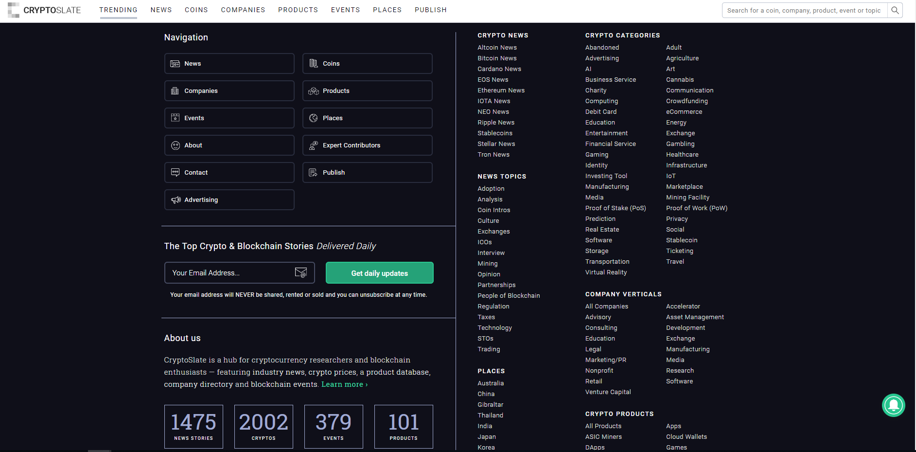 CryptoSlate gallery image