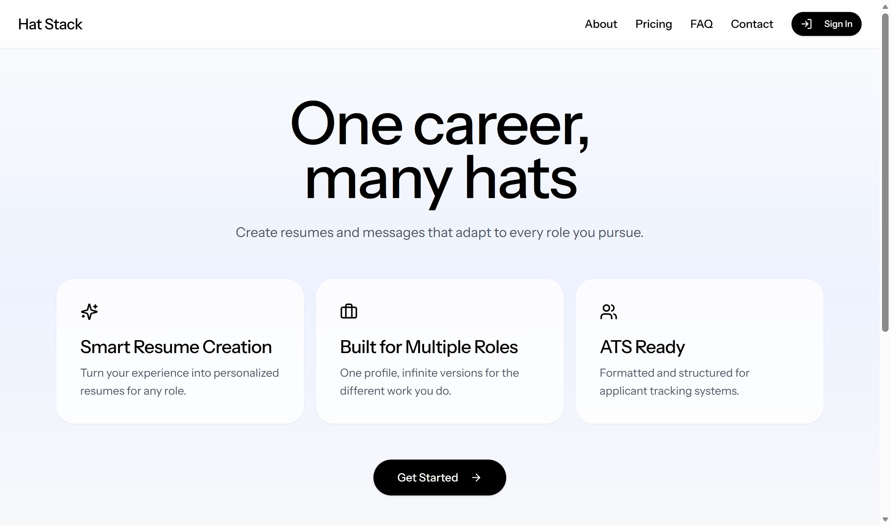 Hat Stack - Main product screenshot demonstrating key features and user interface