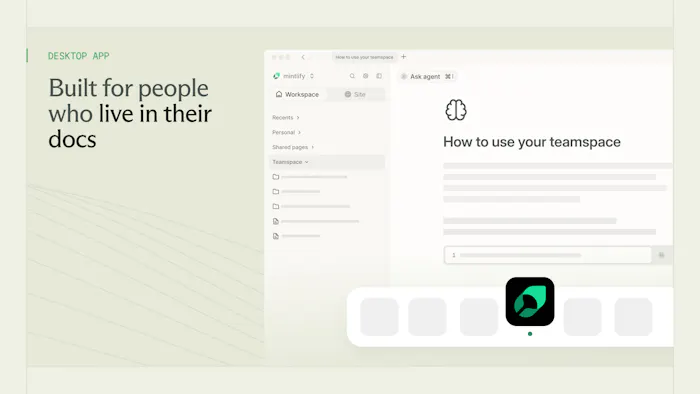 Mintlify Desktop产品图