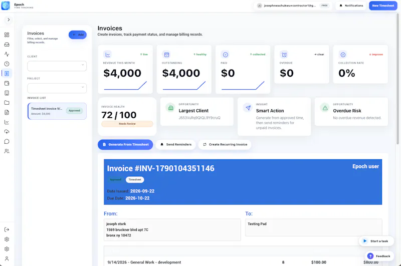 Epoch | WorkDNA screenshot 5