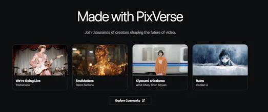 PixVerse V6 畫廊圖片