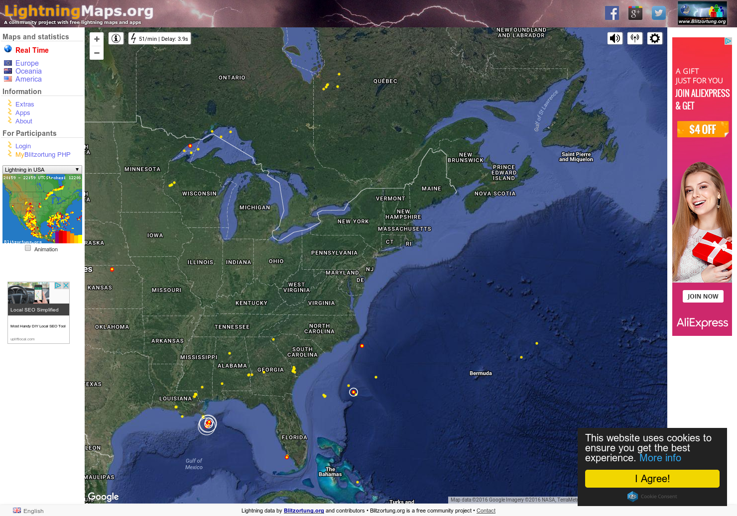 Lightning Maps Real time lightning strikes across the globe Product