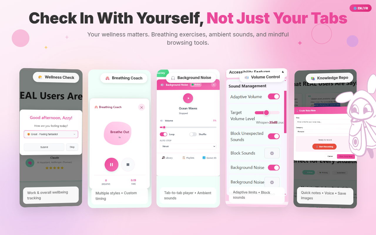 Cocoon - Mindful Productivity Extension - Screenshot 5 showing product features and functionality