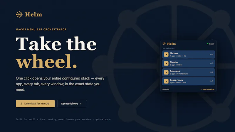 Helm screenshot 2