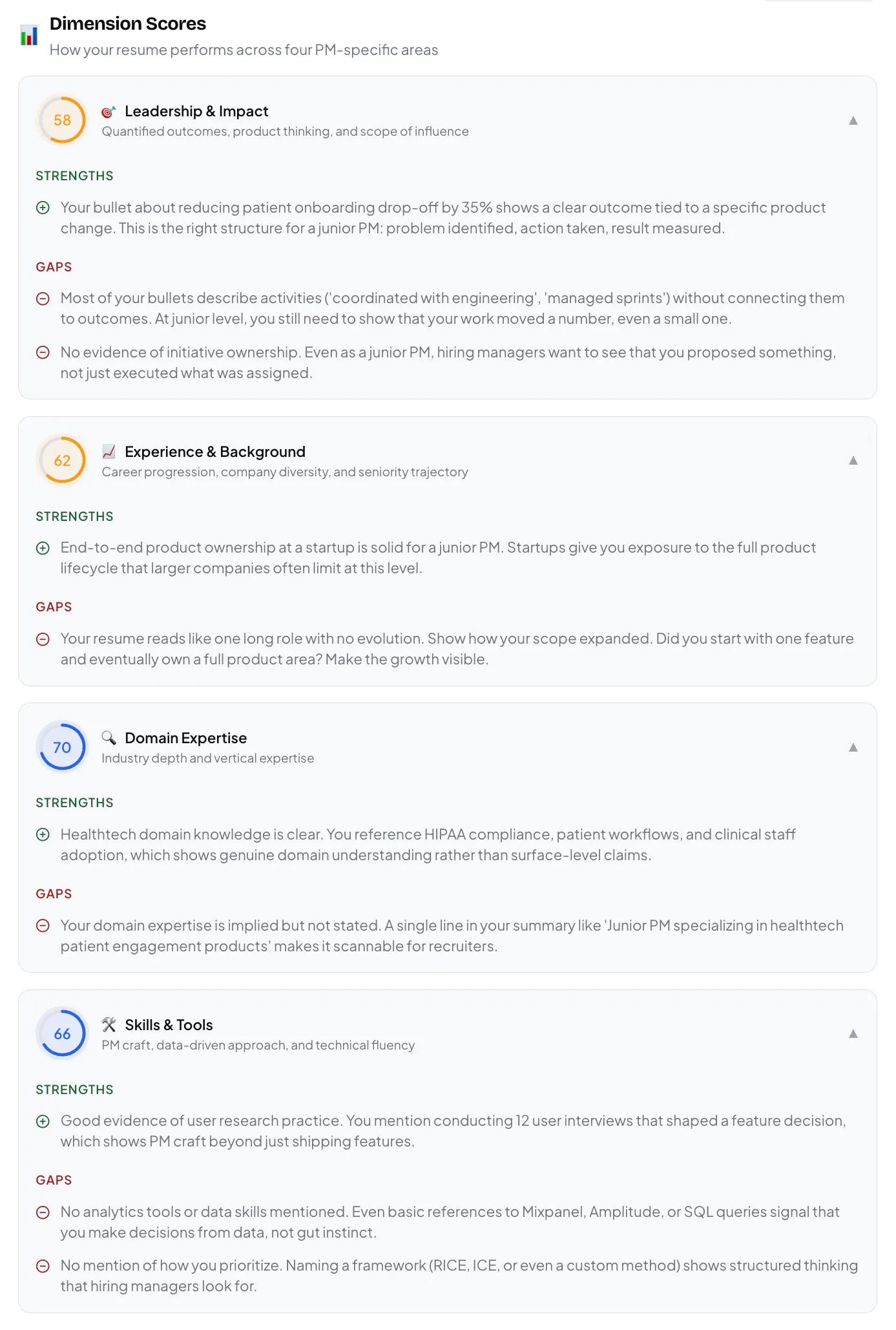 PMResume gallery image