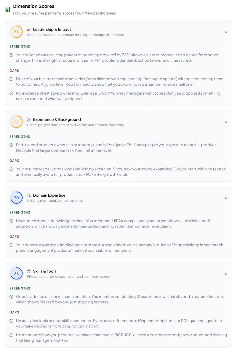 PMResume screenshot 5