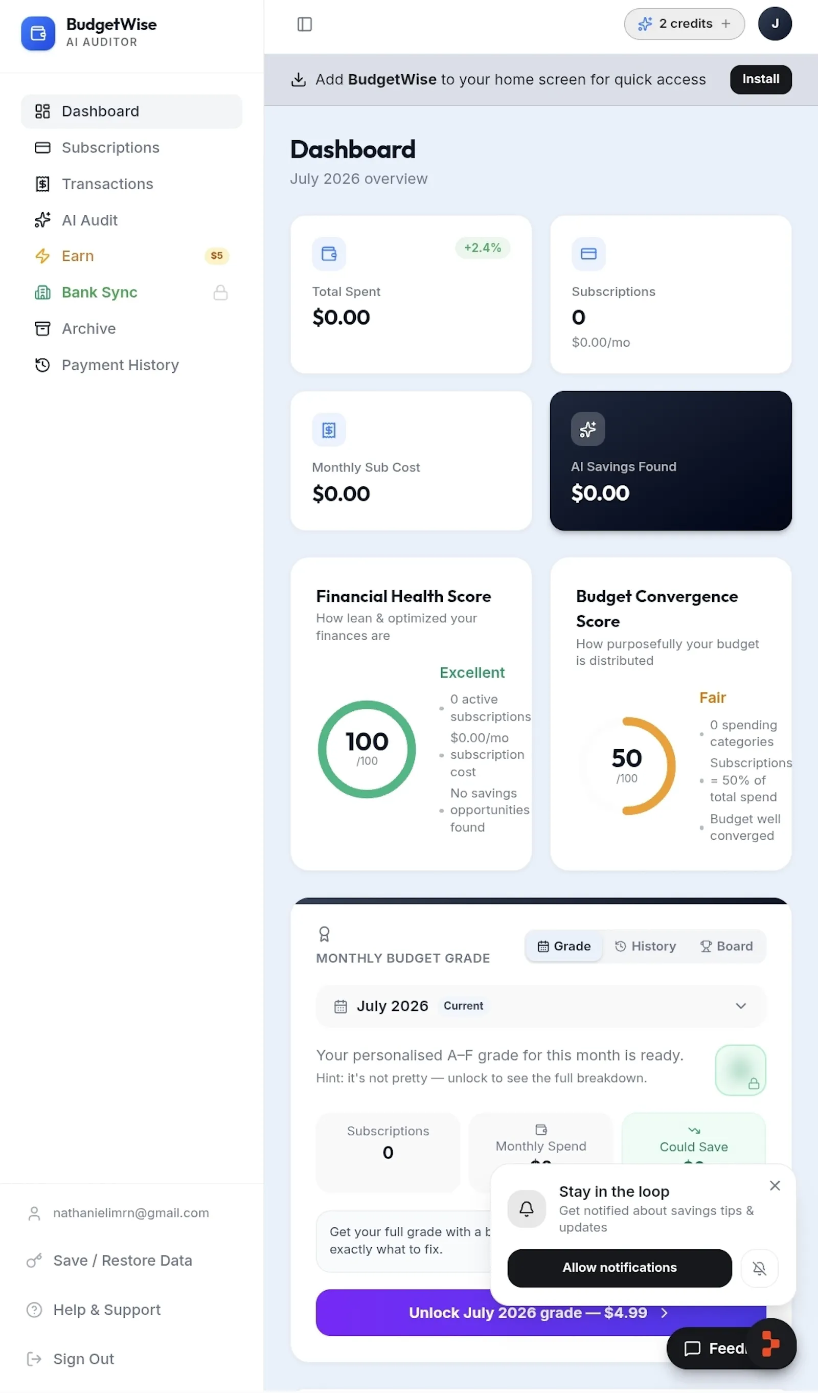 BudgetWise AI screenshot 4