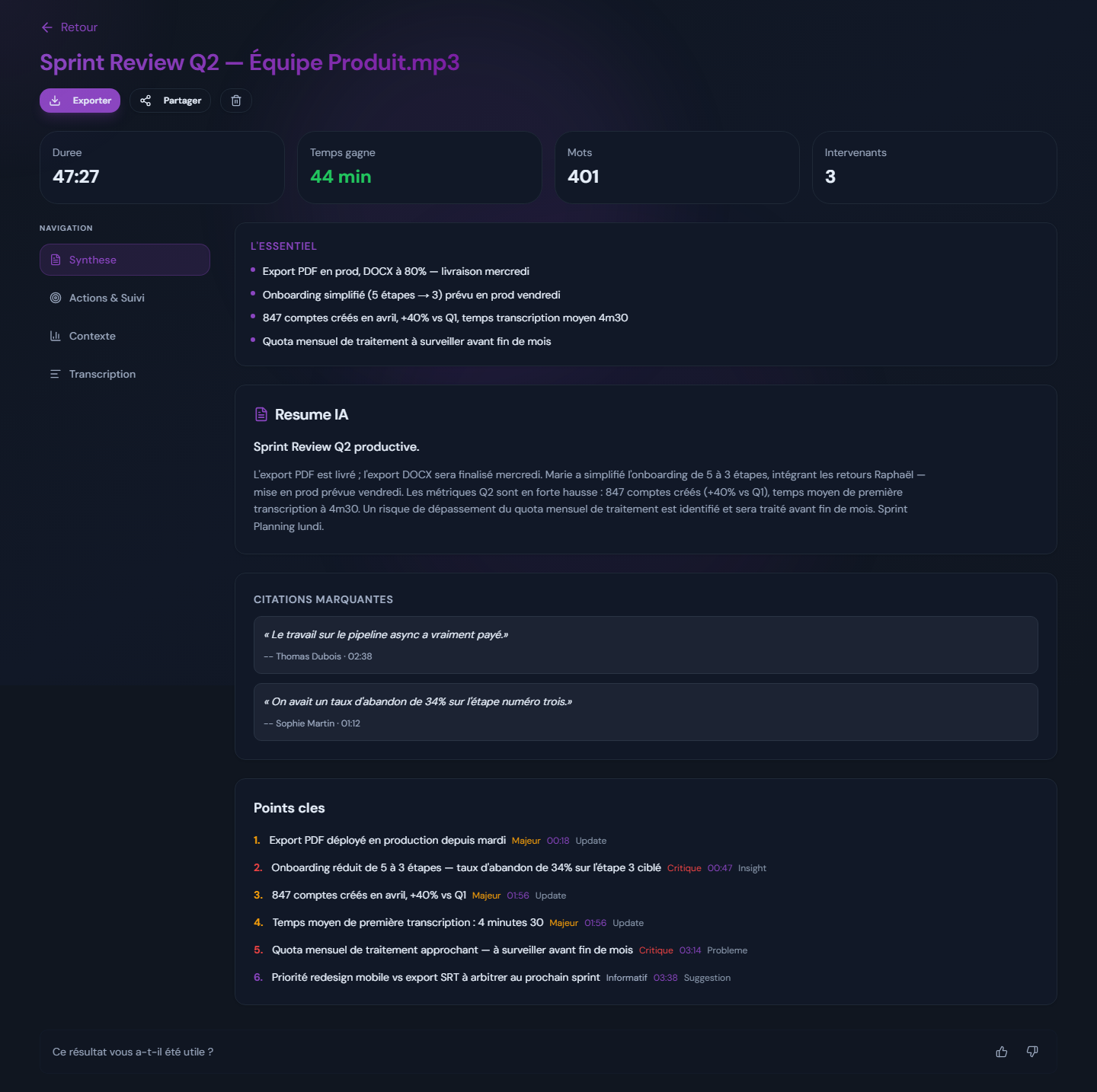 AudiosTranscribe gallery image