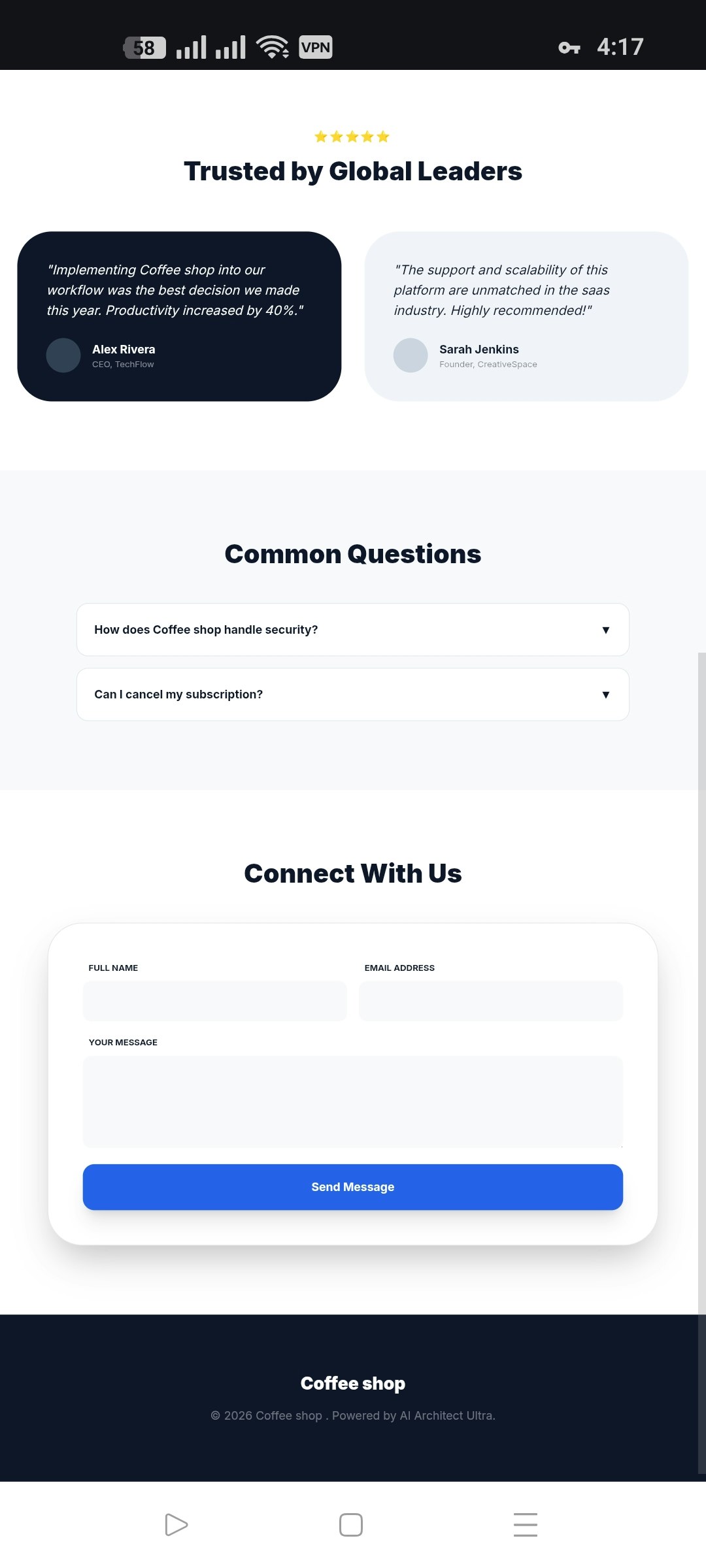AI Landing Page Generator gallery image