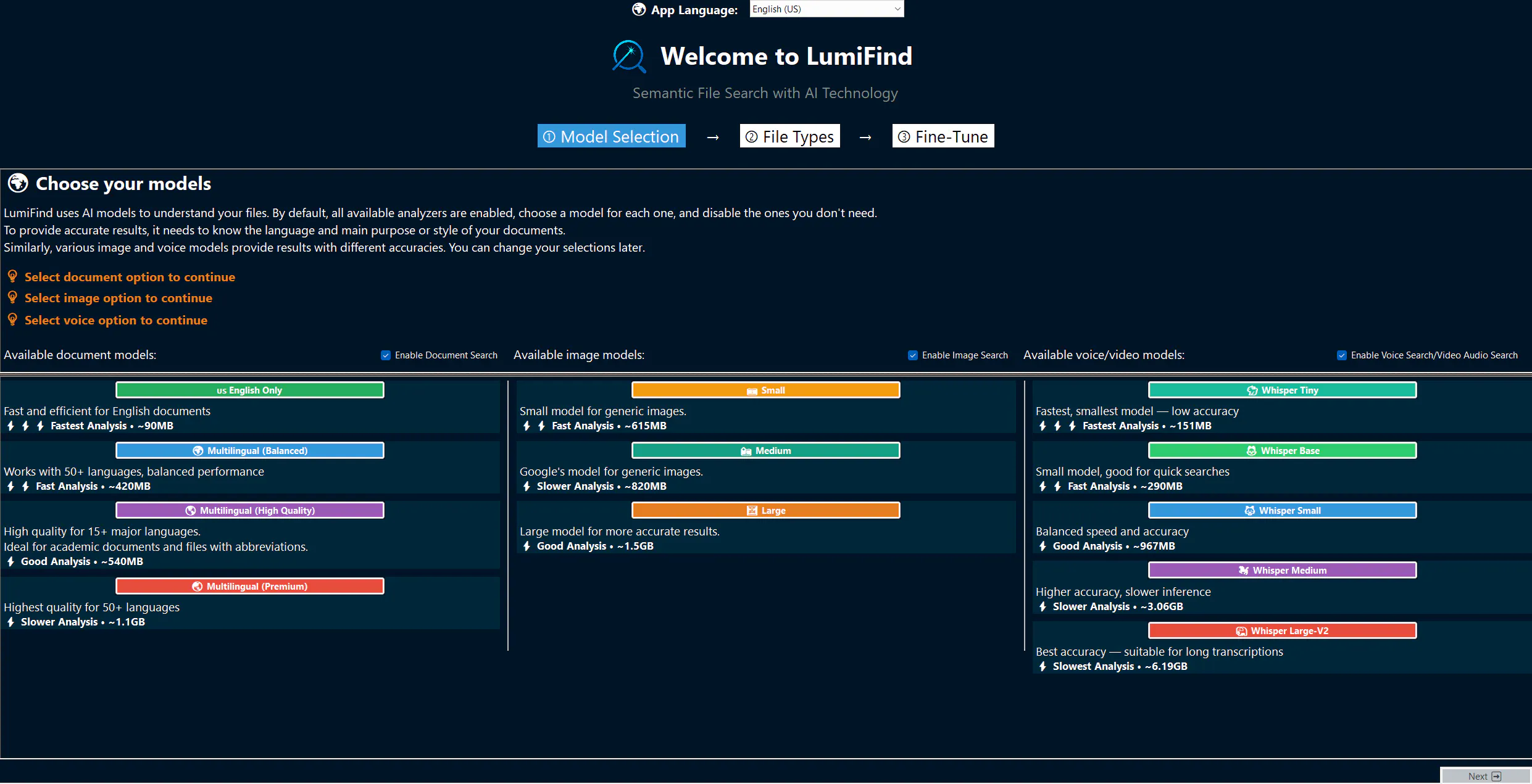 LumiFind - AI-Powered Local File Search gallery image
