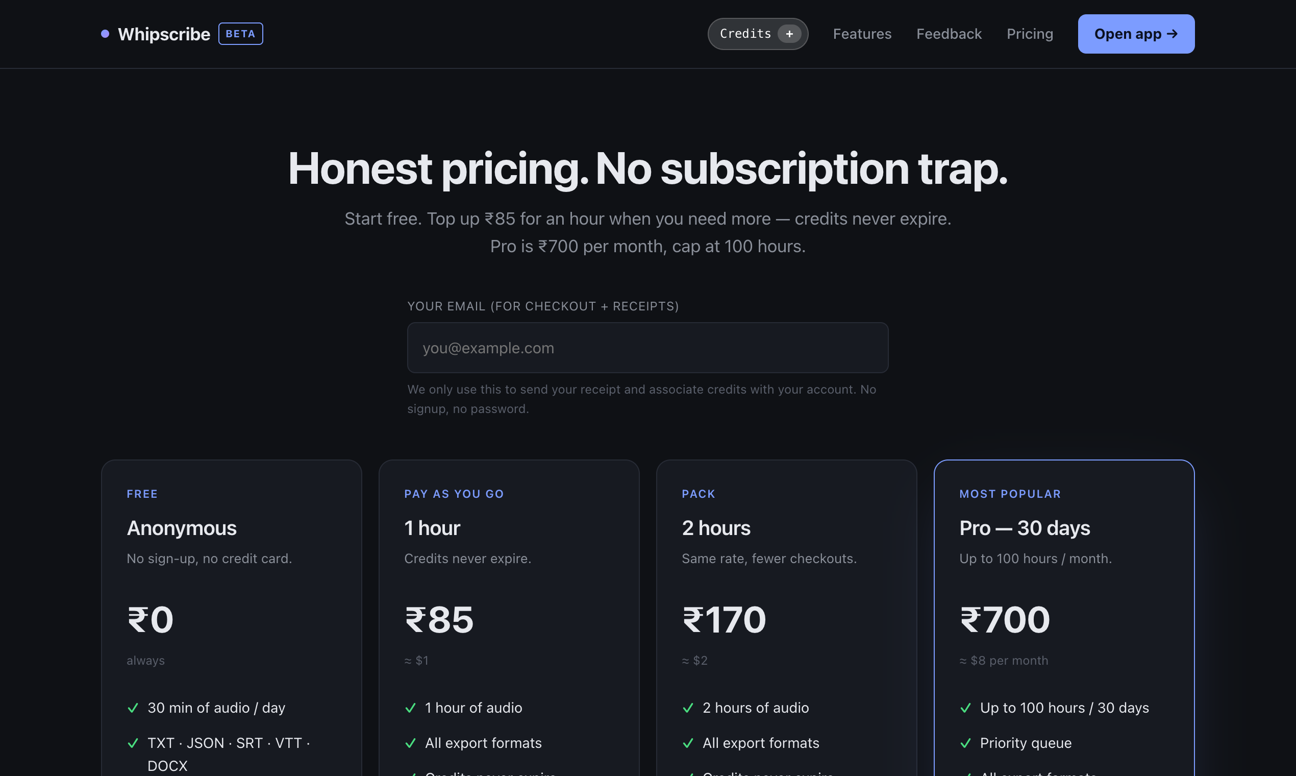 Whipscribe gallery image