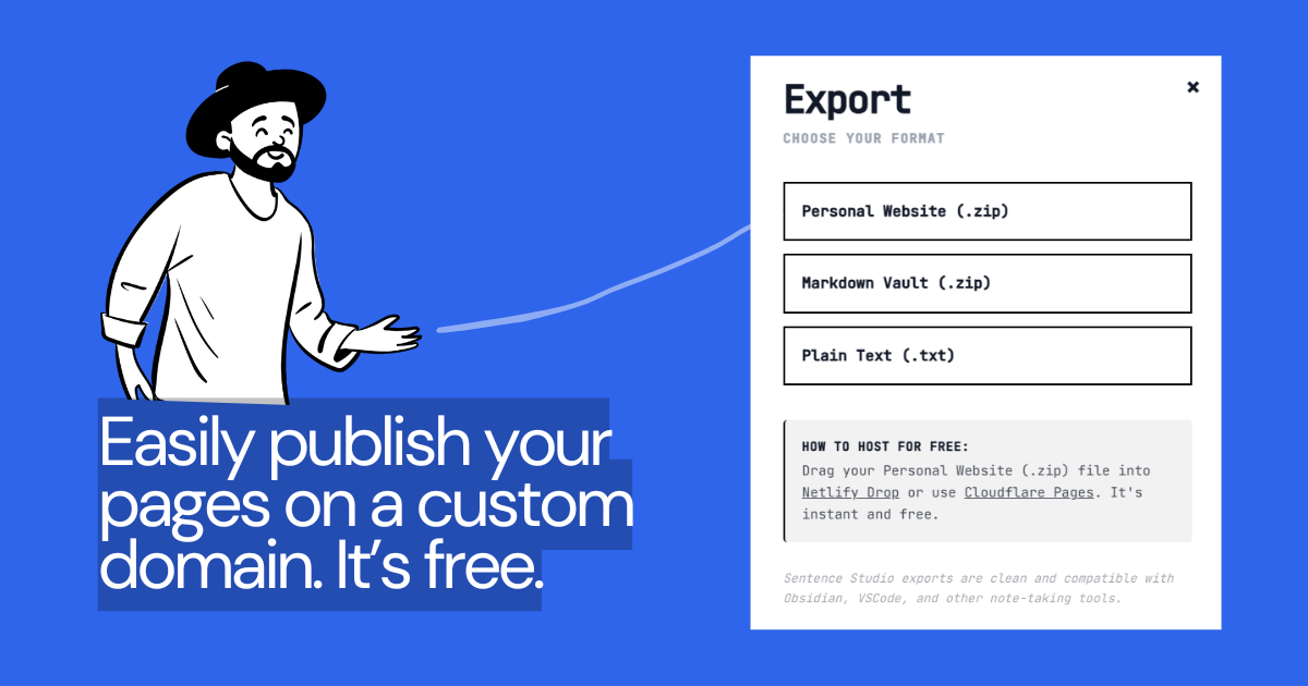 Sentence Studio gallery image