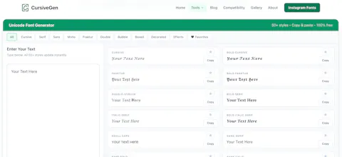 CursiveGen gallery image