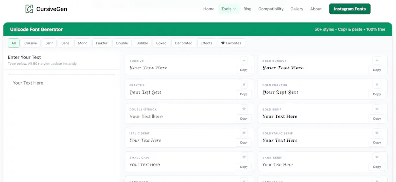 CursiveGen screenshot 4