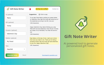 Gift Note Writer gallery image