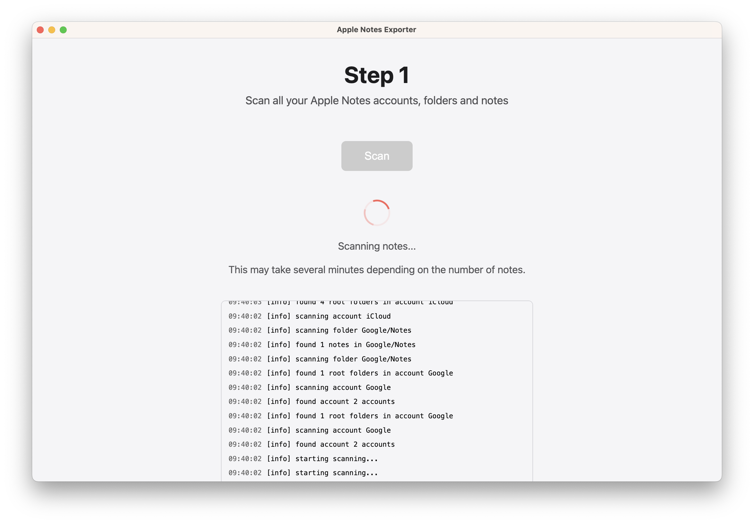 Free Apple Notes Exporter gallery image