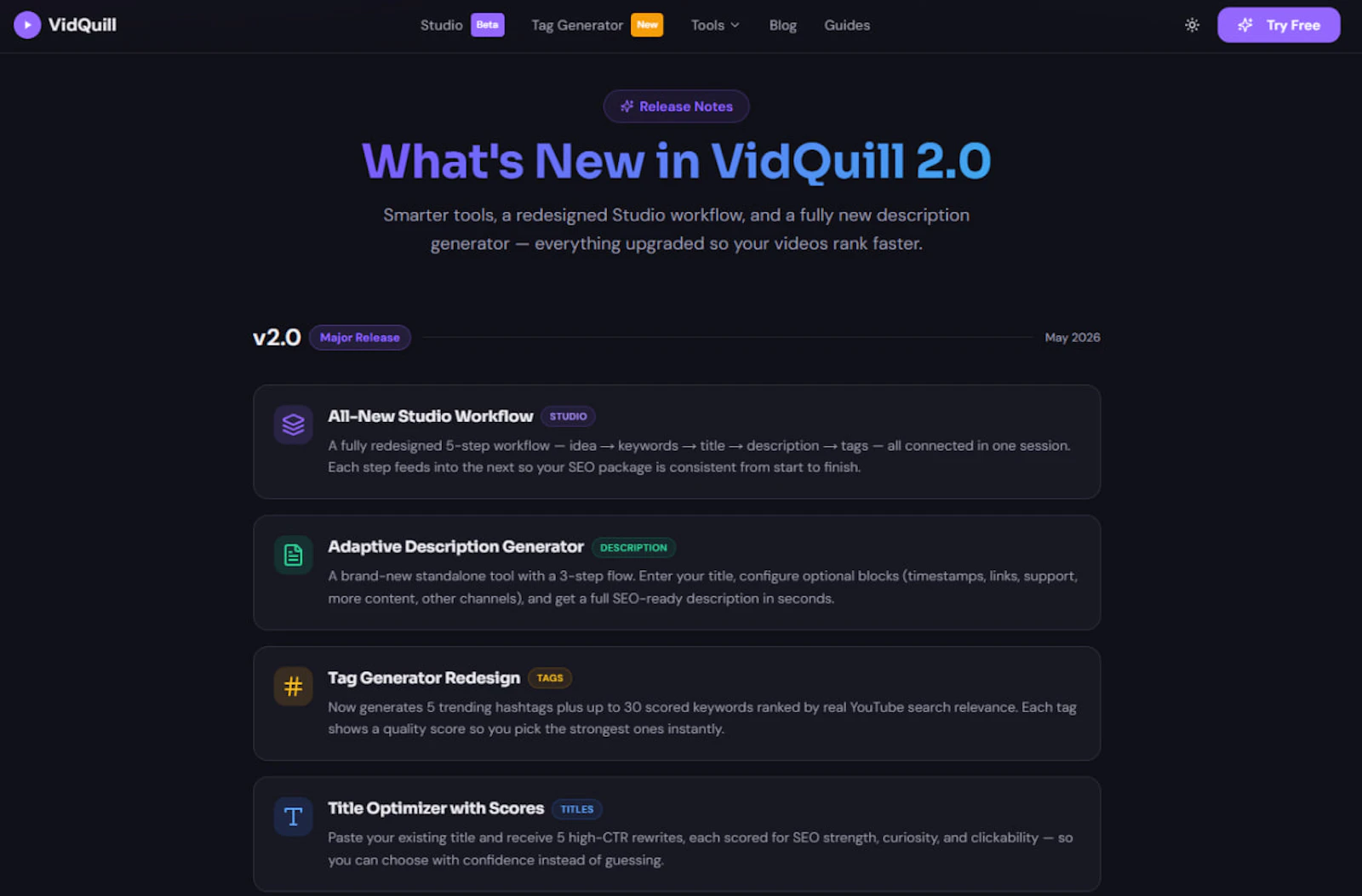 VidQuill 2.0 screenshot 2