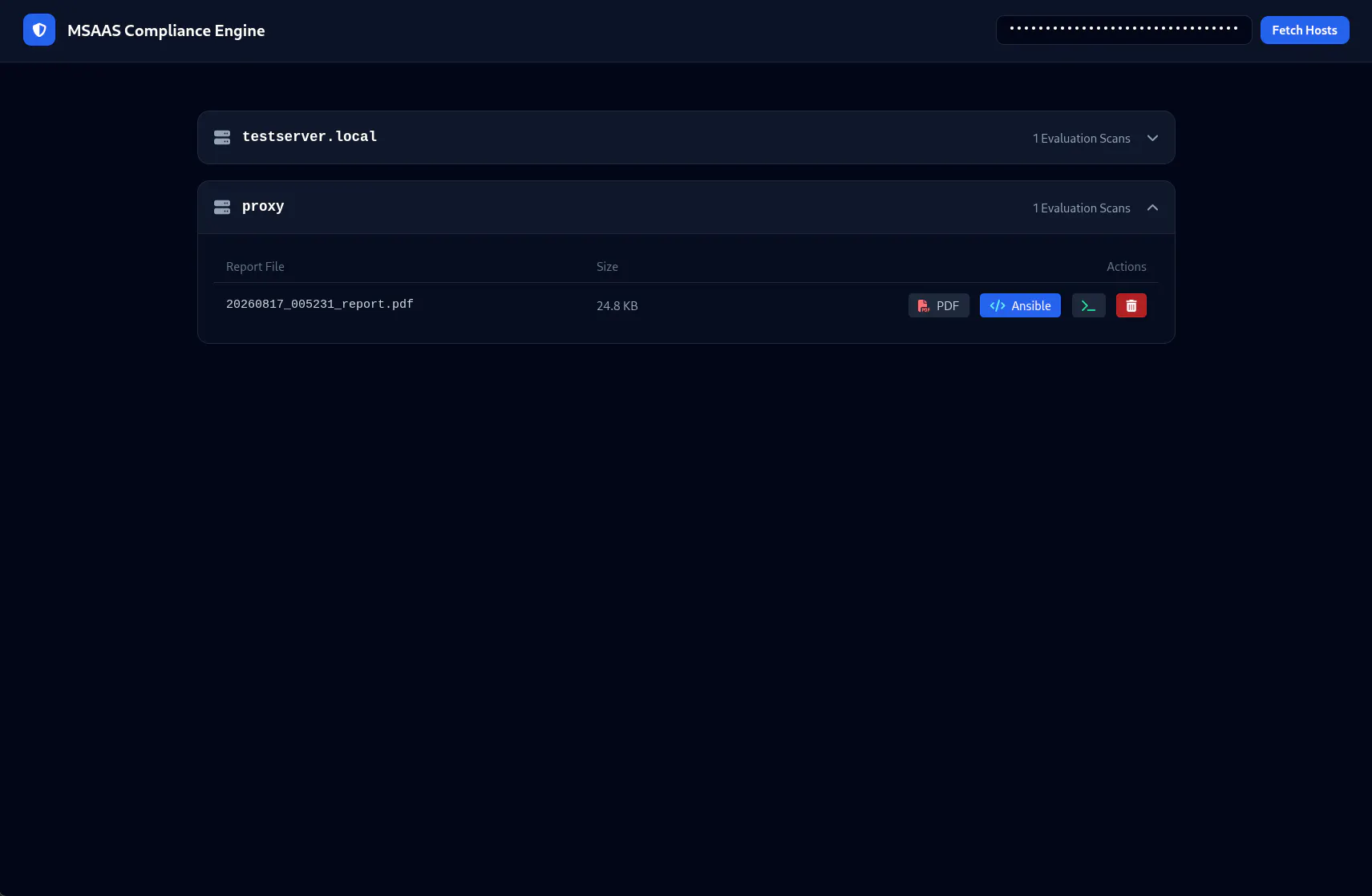 Automated SCAP Scan Compliance Engine gallery image