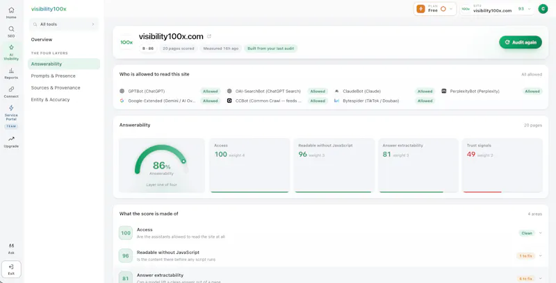 Visibility100x screenshot 5
