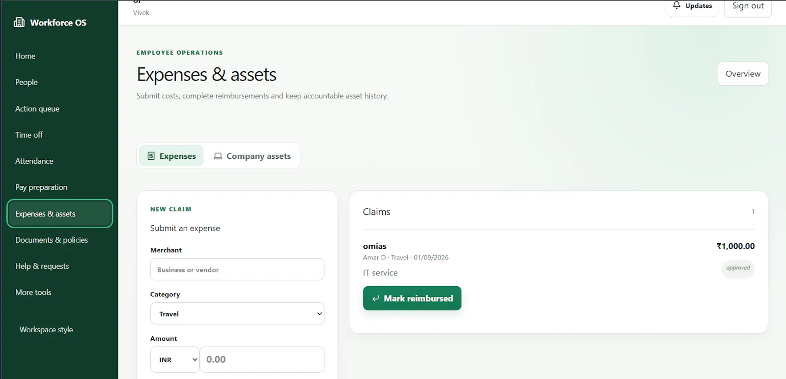 Workforce OS screenshot 10
