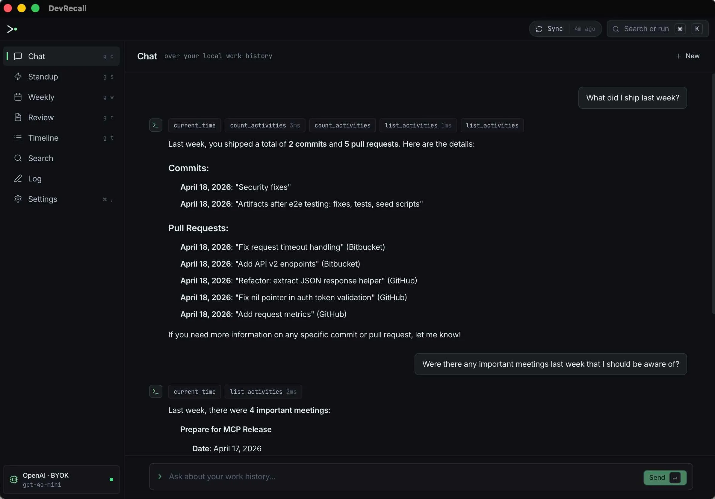 DevRecall gallery image