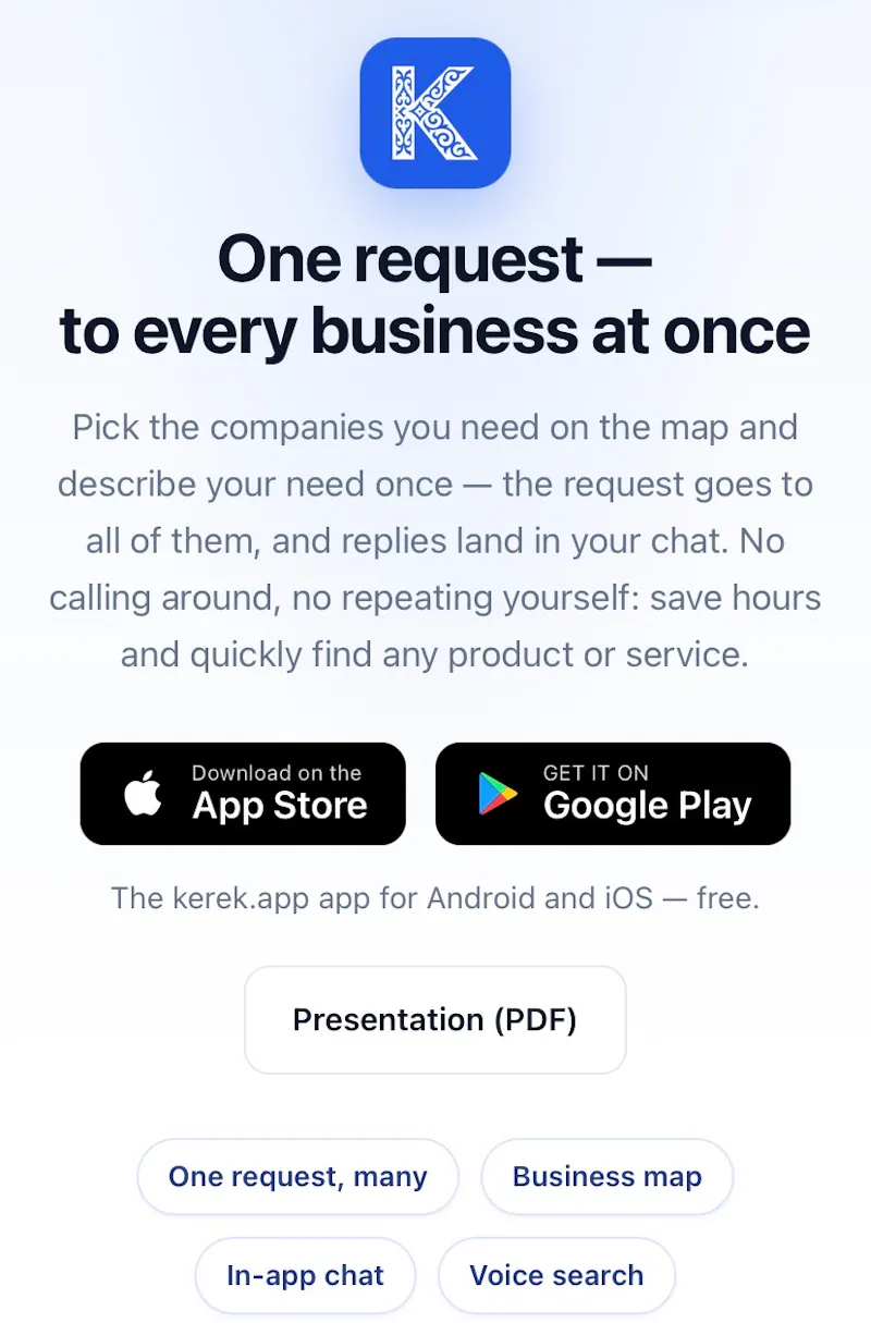 kerek.app — post what you need screenshot 2