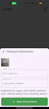 Cleen - Ingredient Scanning app gallery image