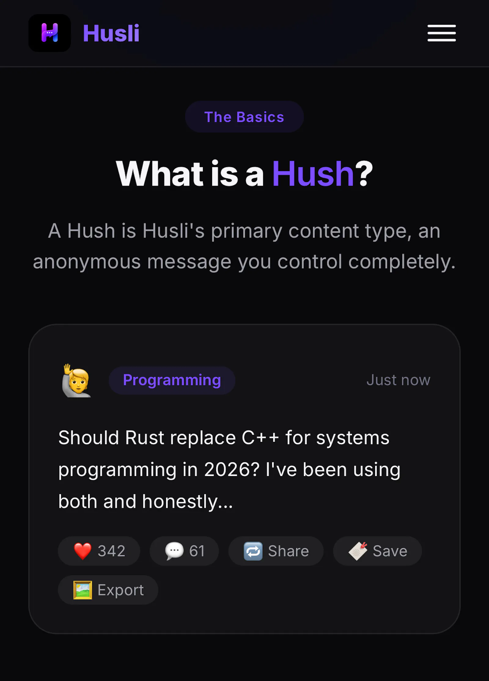 Husli screenshot 3