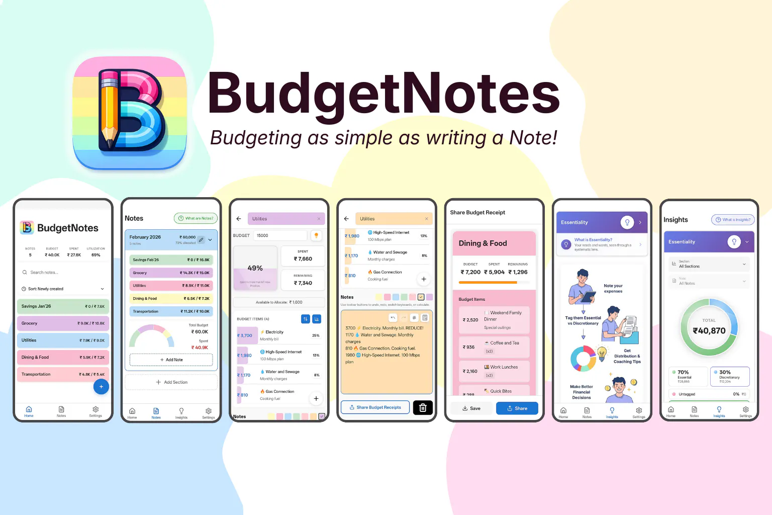 BudgetNotes gallery image