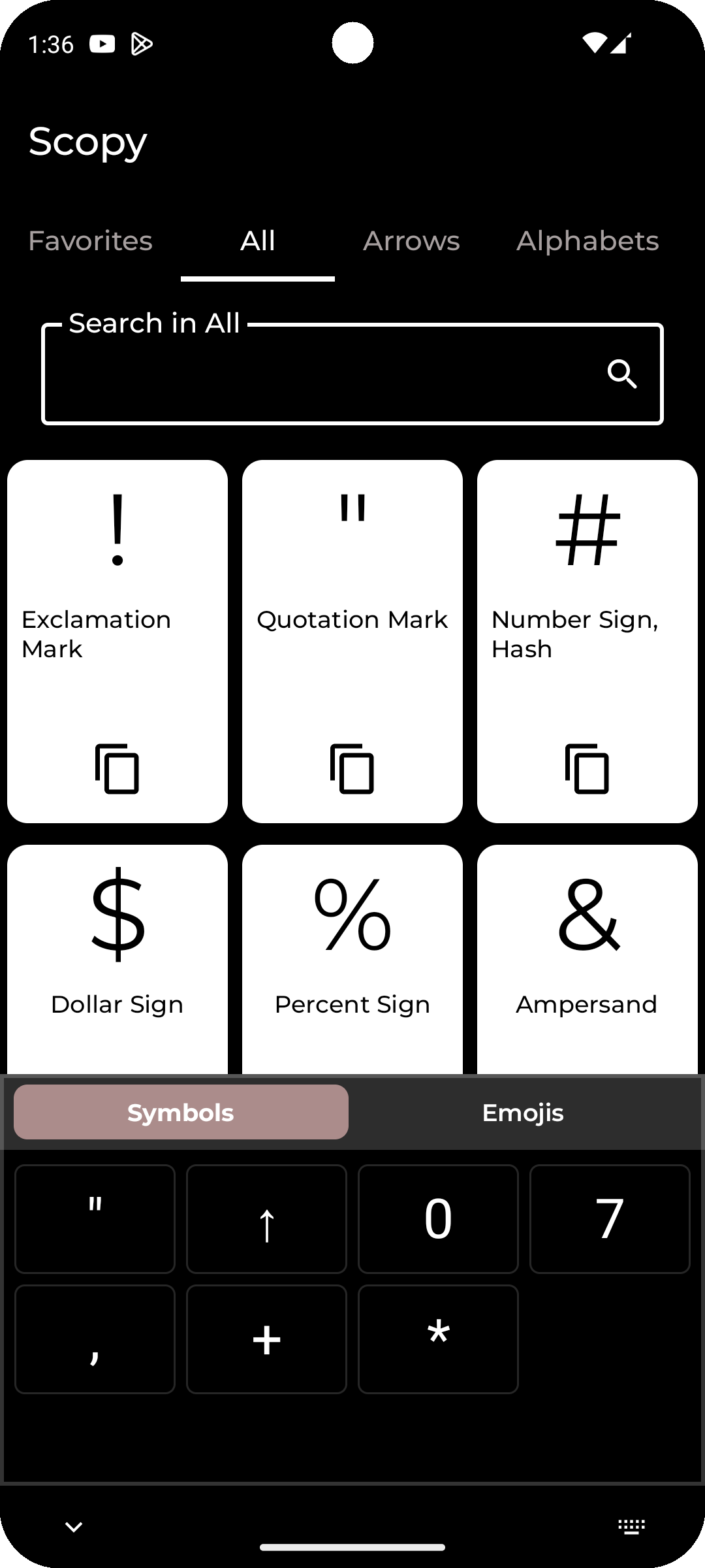 Scopy: Symbols, Fonts & Kaomojis gallery image