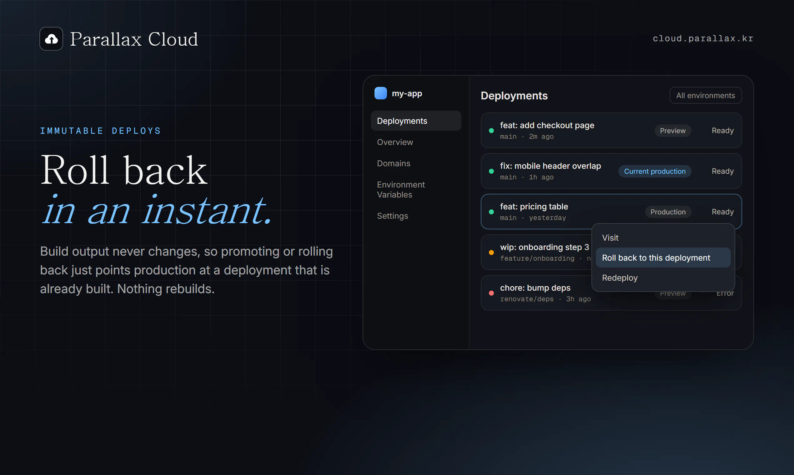 Parallax Cloud gallery image