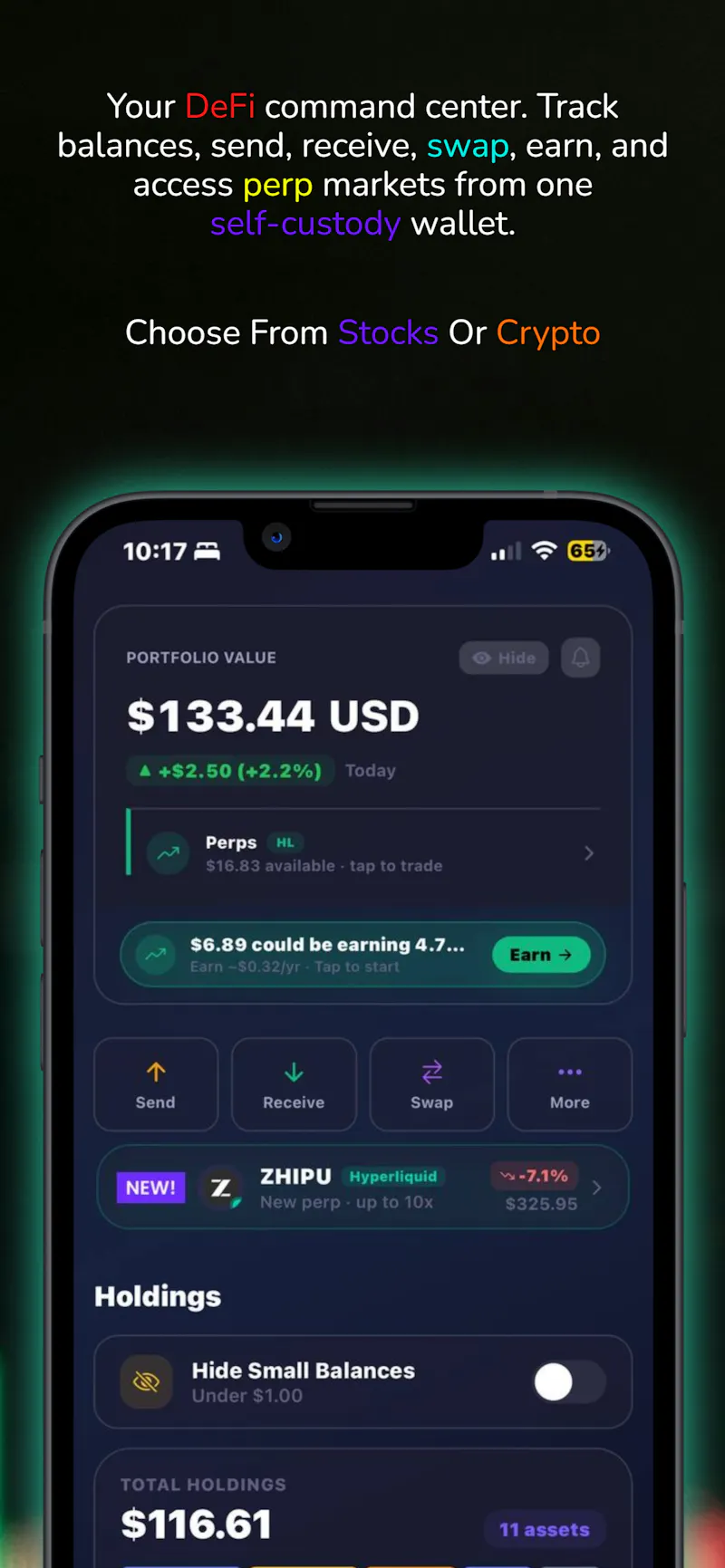 SpareCashFI screenshot 1