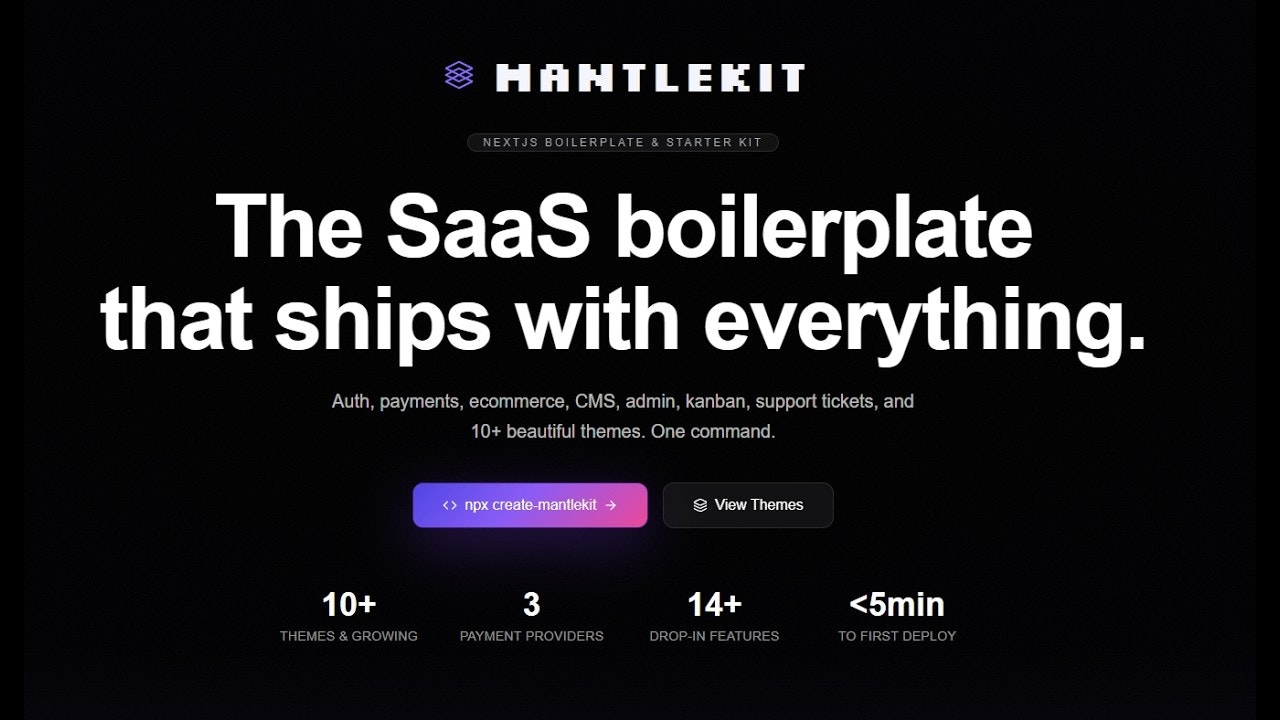 MantleKit - Boilerplate with EVERTHING! gallery image